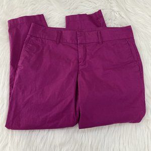 Kut from the Kloth purple crop trouser size 8 cotton blend